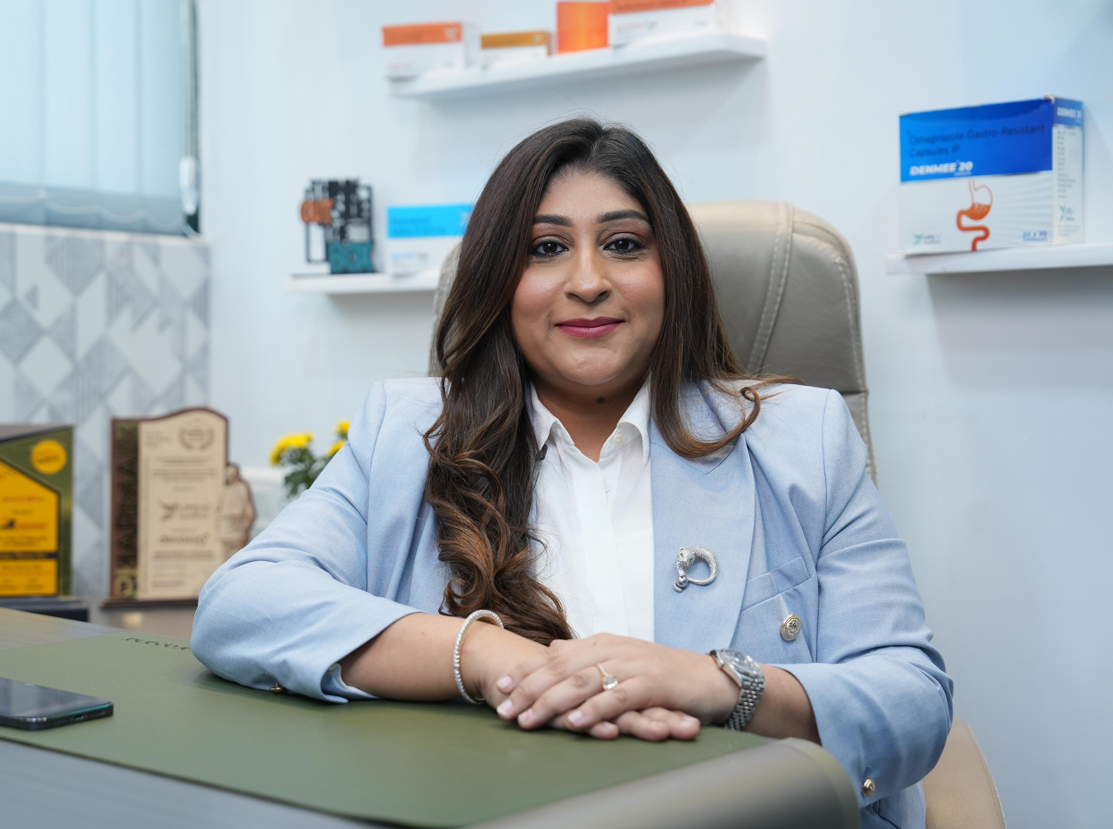 Portrait of Rahila Lakhani, Managing Director of LifeJoy Healthcare