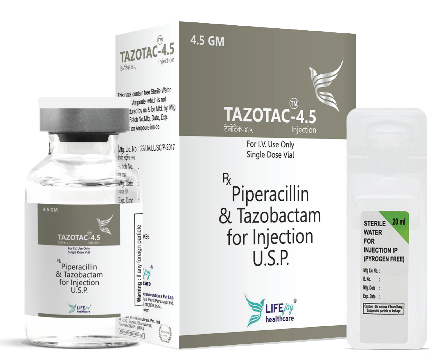 TAZOTAC - 4.5 INJECTION 